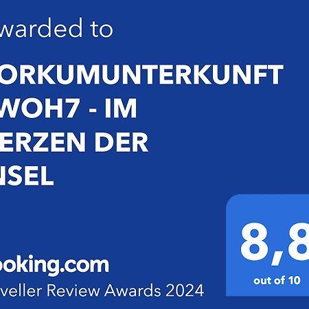 Borkumunterkunft - Woh7 - Im Herzen Der Insel 外观 照片